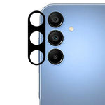 Til Samsung Galaxy A16 5G / A16 4G Kameralinsebeskytter Sort Silketryk Hærdet Glas Linsefilm