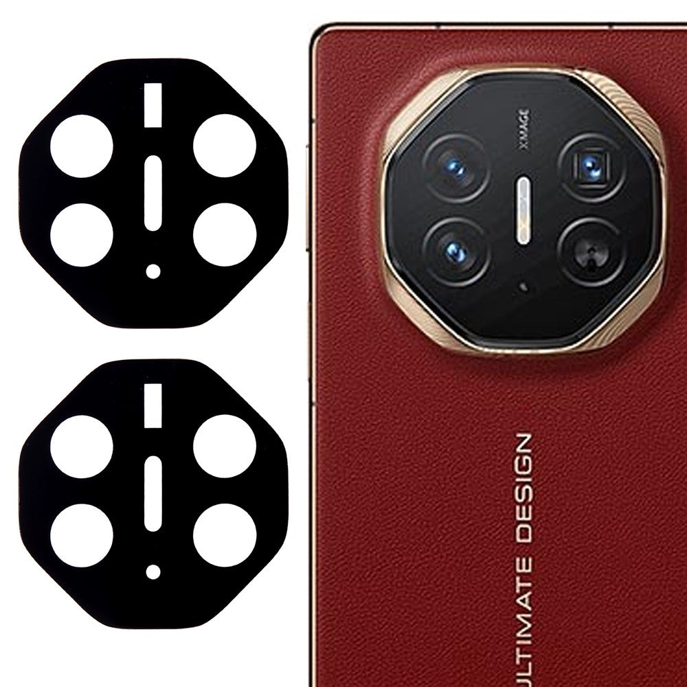 2 st. för Huawei Mate XT Ultimate / Mate XTs Ultimate kameralinsskydd silkestryck härdat glas bakre linsfilm