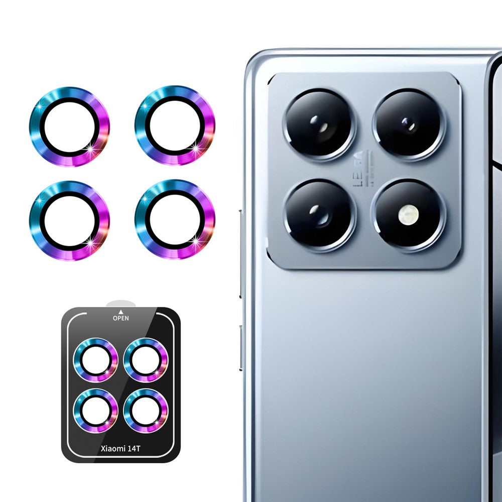 ENKAY HAT PRINCE For Xiaomi 14T Camera Lens Protector  Metal Ring Lens Film