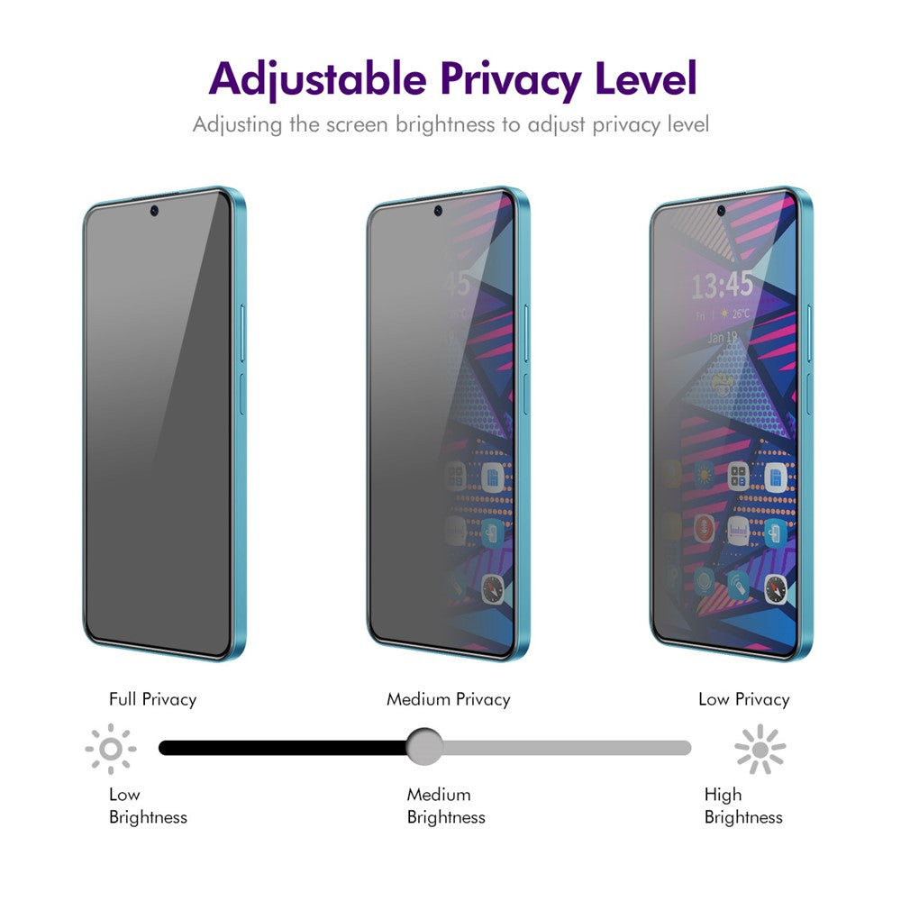 ENKAY HAT PRINCE For Oppo A60 4G Privacy Screen Protector  28-degree Anti-Spy Tempered Glass