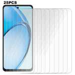 25Pcs for Oppo A60 5G Tempered Glass Screen Protector High Definition (No Package, with Wipes Set, Dust-absorber, Guide Sticker)
