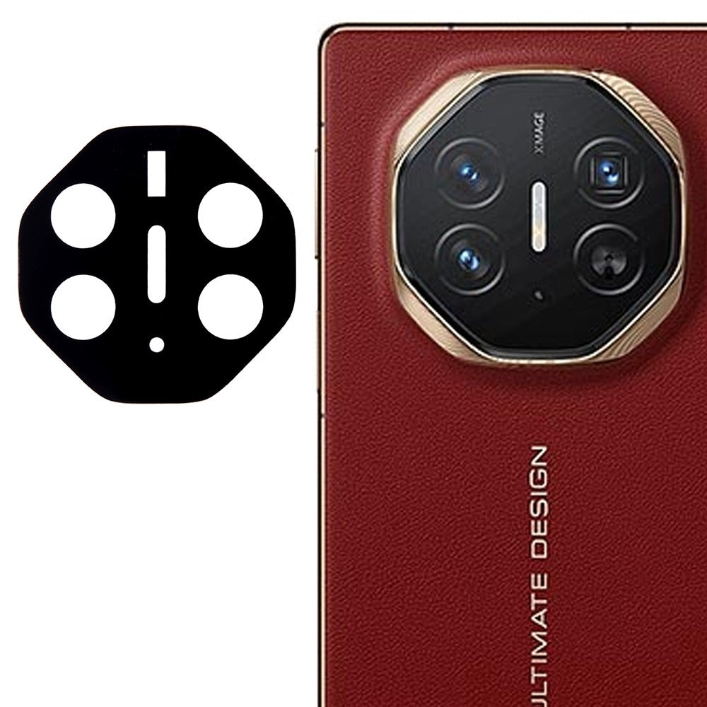 For Huawei Mate XT Ultimate Camera Lens Protector Black Silk Print AR+AF Clear Tempered Glass Lens Film