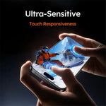 TORRAS Glassgo For iPhone 16 Screen Protector Tempered Glass HD Film with Automatic Dust Removal Tool
