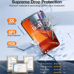 TORRAS Glassgo For iPhone 16 Pro Anti Spy Screen Protector Tempered Glass Private Film with Auto-Align Frame