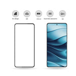 MOCOLO För Xiaomi Redmi Note 14 5G Skärmskydd Anti-splitter Silk Print Härdat Glas Film