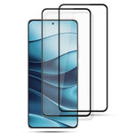 AMORUS 2Pcs For Xiaomi Redmi Note 14 5G Screen Protector Shatterproof Silk Printing Tempered Glass Film