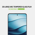 PINWUYO JK 3D Härdat Glas Film Series-2 för Xiaomi Redmi Note 14 5G Skärmskydd 9H Hårdhet Ultraklar