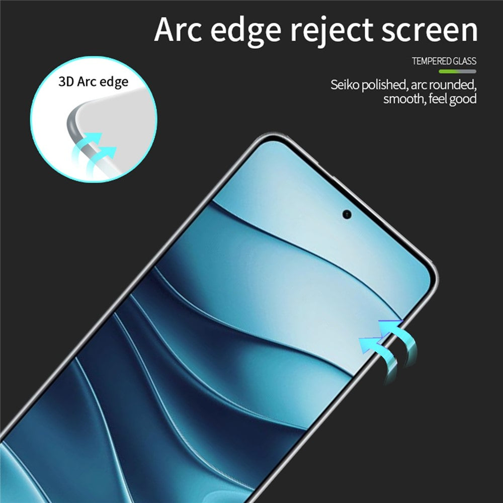 PINWUYO JK 3D Härdat Glas Film Series-2 för Xiaomi Redmi Note 14 5G Skärmskydd 9H Hårdhet Ultraklar