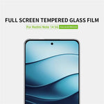 PINWUYO JK Series-2 för Xiaomi Redmi Note 14 5G Hög aluminium-kiselglasfilm 9H helskärmsskydd