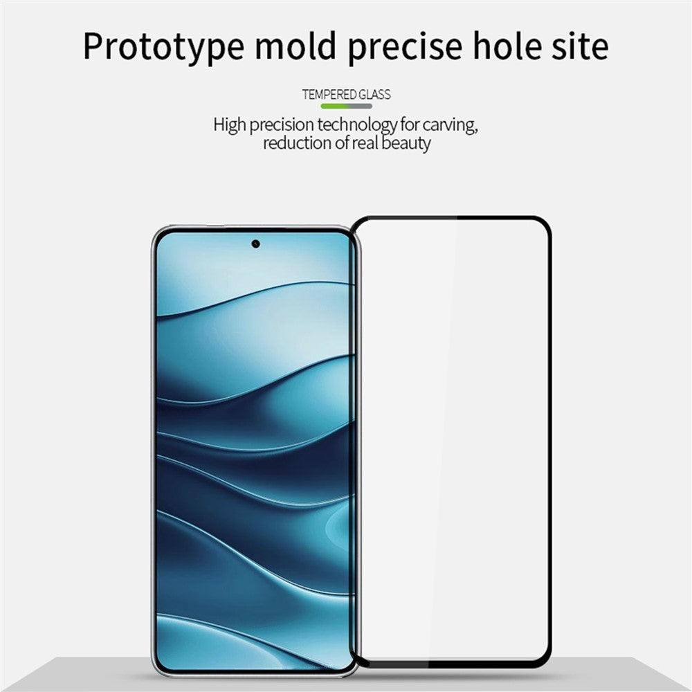 PINWUYO JK Series-2 för Xiaomi Redmi Note 14 5G Hög aluminium-kiselglasfilm 9H helskärmsskydd