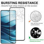 For Xiaomi Redmi Note 14 5G / 14 4G (163.25mm) AGC Tempered Glass with Black Edge Full Glue Full Coverage Screen Protector