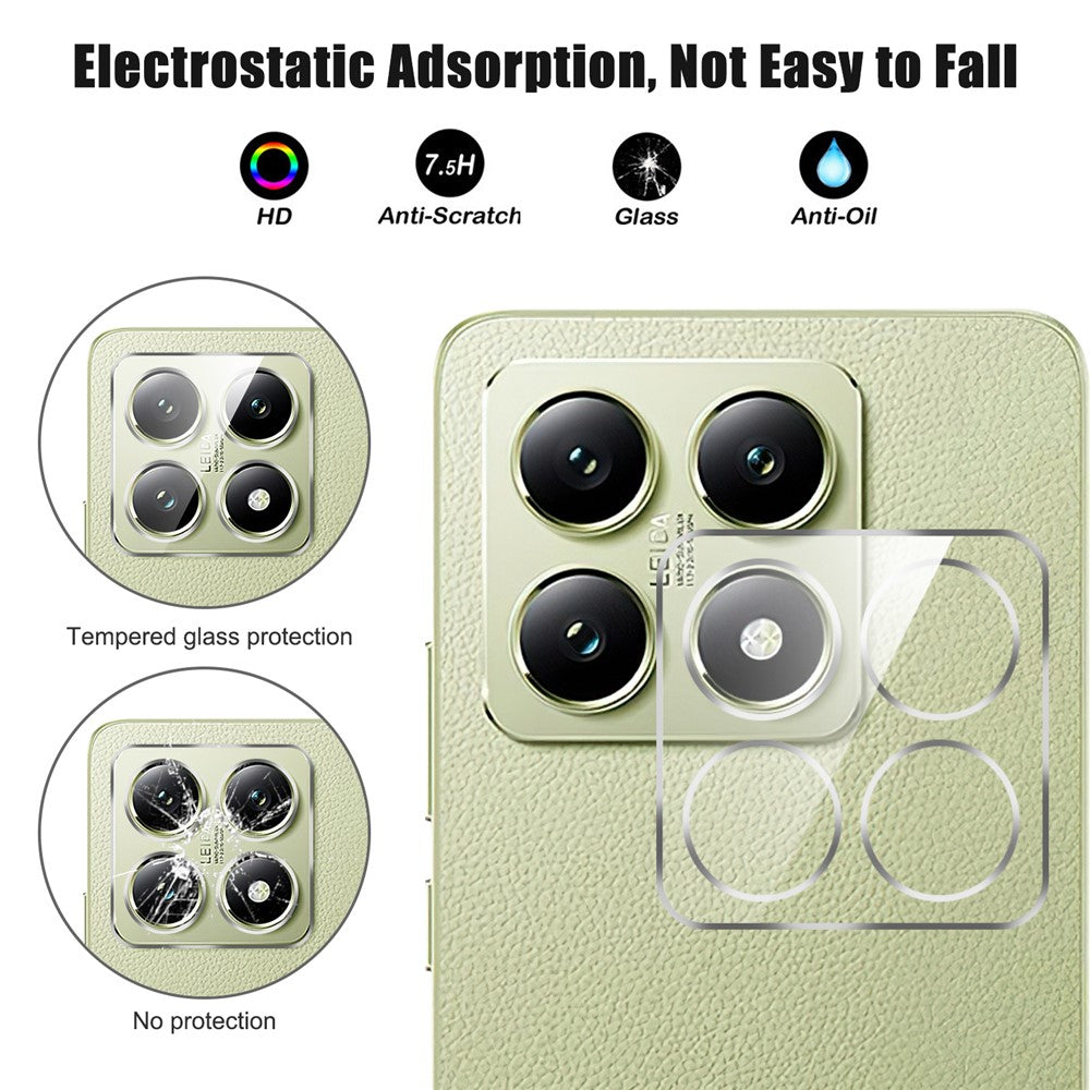 For Xiaomi 14T Camera Lens Protector Ultra Clear Tempered Glass Lens Film