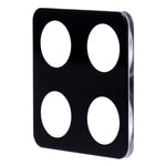 For Xiaomi 14T Tempered Glass Lens Protector Black Silk Printing Camera Lens Film
