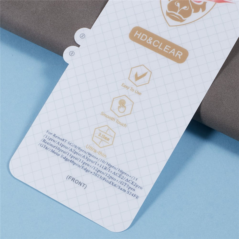 For Xiaomi Redmi Note 14 Pro+ 5G / 13 Pro+ 5G Screen Protector Ultra Clear Soft TPU Arc Edges Anti-Scratch Screen Guard