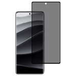 For Xiaomi Redmi Note 14 Pro+ 5G / Note 13 Pro+ 5G Screen Protector Anti-Spy Tempered Glass Film Side Glue Curved Edge