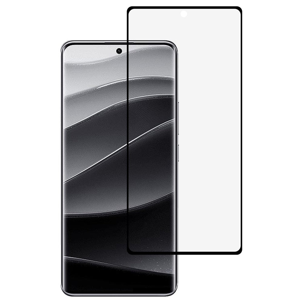For Xiaomi Redmi Note 14 Pro+ 5G / Note 13 Pro+ 5G Clear Screen Protector Side Glue Curved Edge Tempered Glass Film Support Fingerprint Unlock