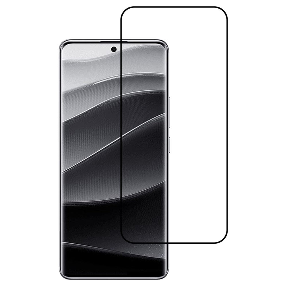 For Xiaomi Redmi Note 14 Pro+ 5G / Note 13 Pro+ 5G Tempered Glass Silk Printing Full Glue Screen Protector Support Fingerprint Unlock