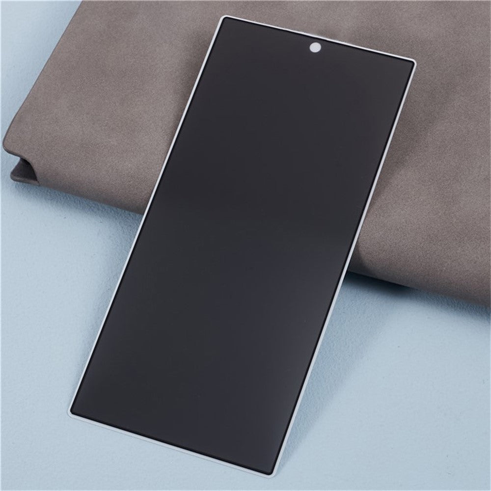 For Samsung Galaxy S25 Ultra Anti-Spy Screen Protector 0.18mm Tempered Glass Film (Fingerprint Unlock Version)