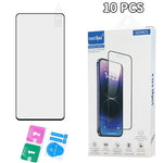 RURIHAI 10Pcs For Xiaomi Redmi Note 14 5G High Aluminium-Silicon Glass Film 0.26mm 2.5D Secondary Hardening Screen Protector