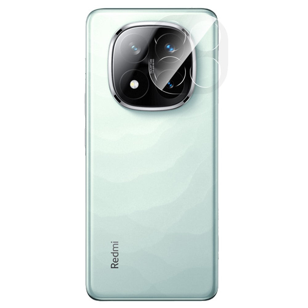 RURIHAI For Xiaomi Redmi Note 14 Pro 5G / Poco X7 5G Camera Lens Protector 3D Clear High Aluminum-Silicon Glass Lens Film