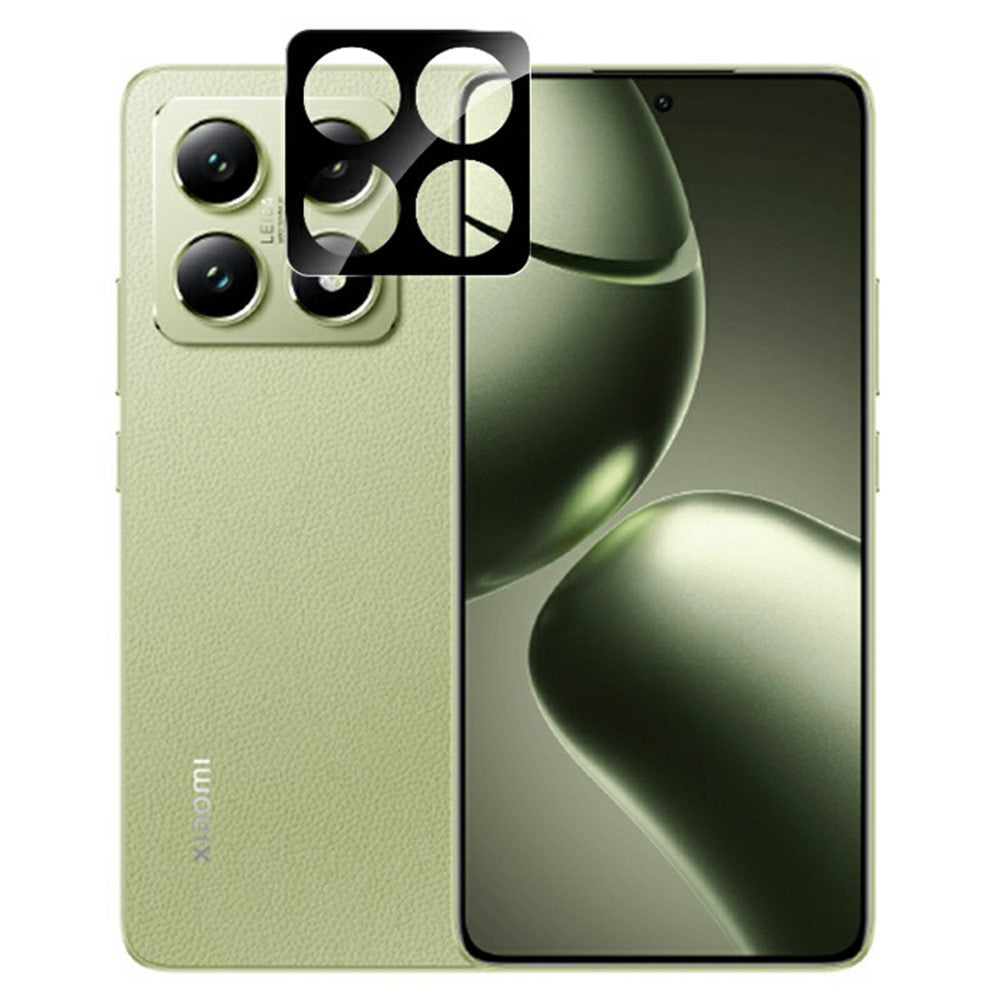 RURIHAI kameralinsebeskyttelse til Xiaomi 14T, 3D-silketryk, høj aluminium-silikone-glaslinsefilm
