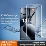 IMAK Hydrogel Film 4th Gen for Xiaomi 14T Pro / 14T Full Screen Protector Ultra Clear Soft TPU Film