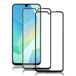 AMORUS 2Pcs For Samsung Galaxy A16 5G / A16 4G Screen Protector Shatterproof Silk Printing Tempered Glass Film
