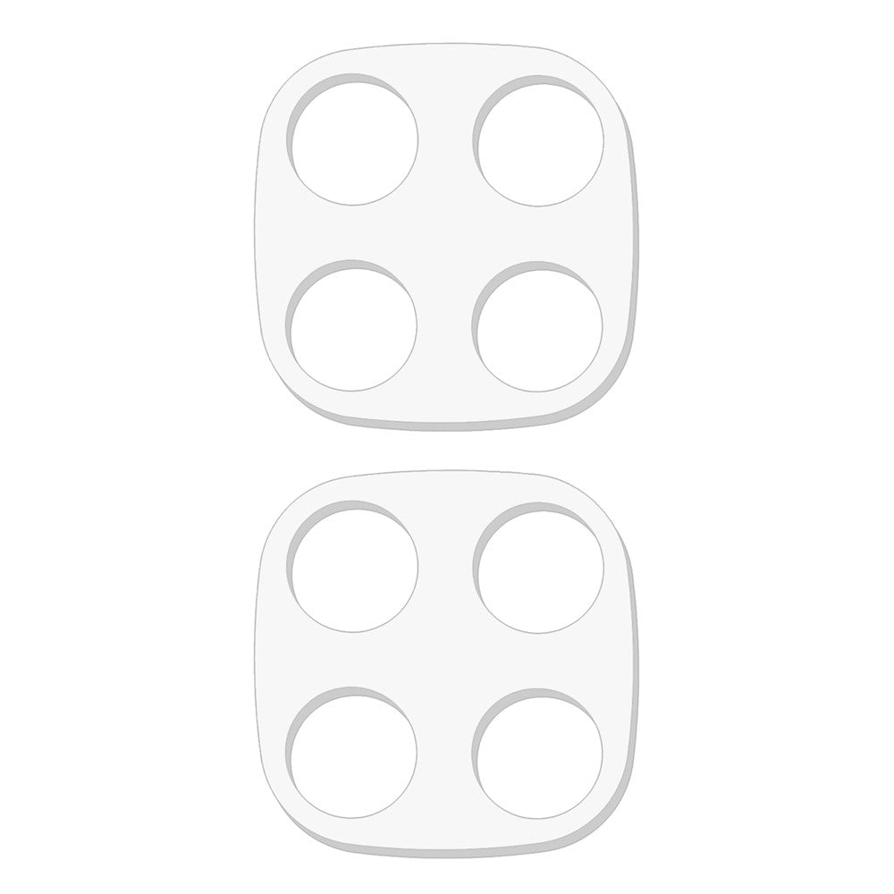 2Pcs For Xiaomi Redmi Note 14 Pro 5G / Poco X7 5G Camera Lens Protector 3D Arc Edge Anti-Scratch Tempered Glass Lens Film