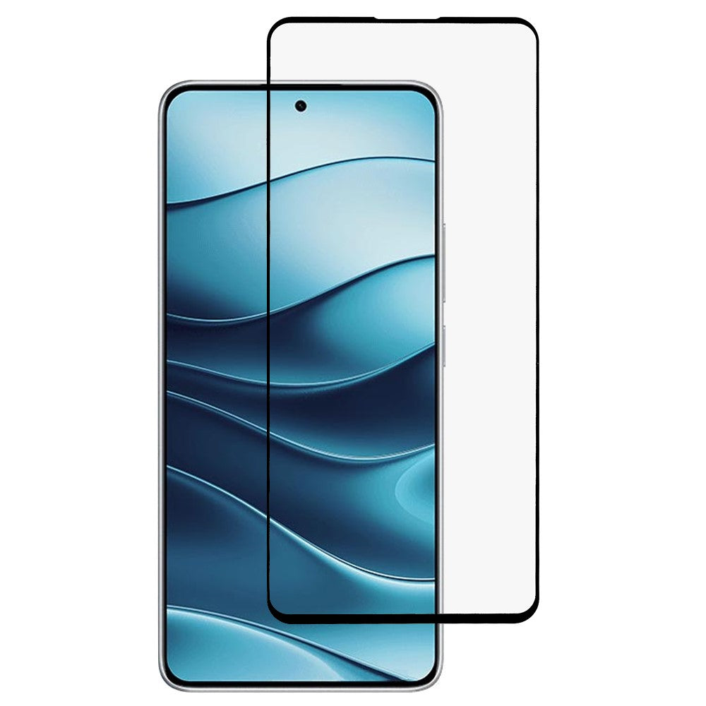 For Xiaomi Redmi Note 14 5G / Note 14 4G (163.25mm) Silk Printing Full Screen Protector Full Glue HD Clear Film