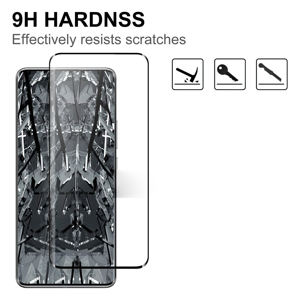 For Xiaomi Redmi Note 14 Pro 5G / Poco X7 5G Full Screen Protector Side Glue 3D Curved Tempered Glass Film