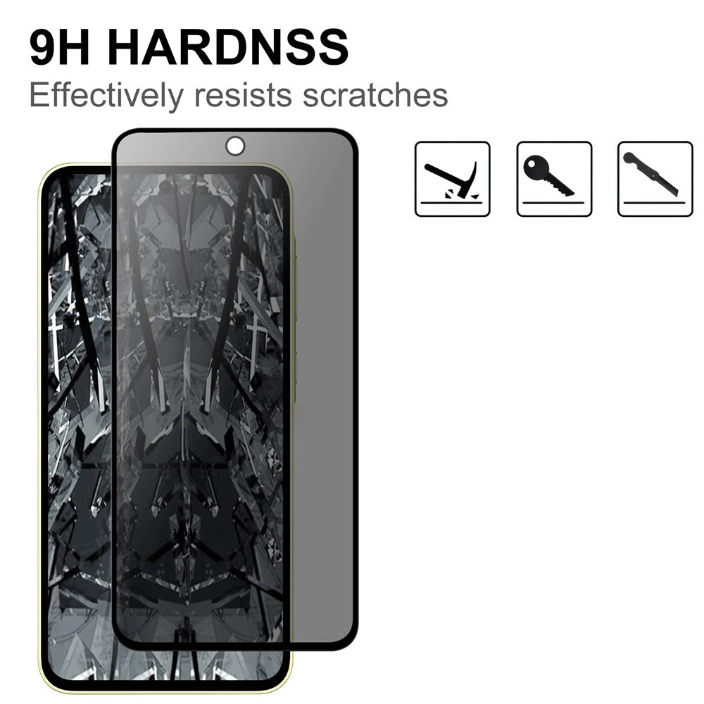 For Samsung Galaxy A35 5G Tempered Glass Screen Protector 2.5D Arc Edge Anti-Spy Film