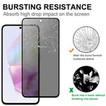 For Samsung Galaxy A35 5G Tempered Glass Screen Protector 2.5D Arc Edge Anti-Spy Film