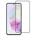 For Samsung Galaxy A36 5G / A56 5G Tempered Glass Electroplating Anti-Fingerprint Silk Printing Full Glue Screen Protector