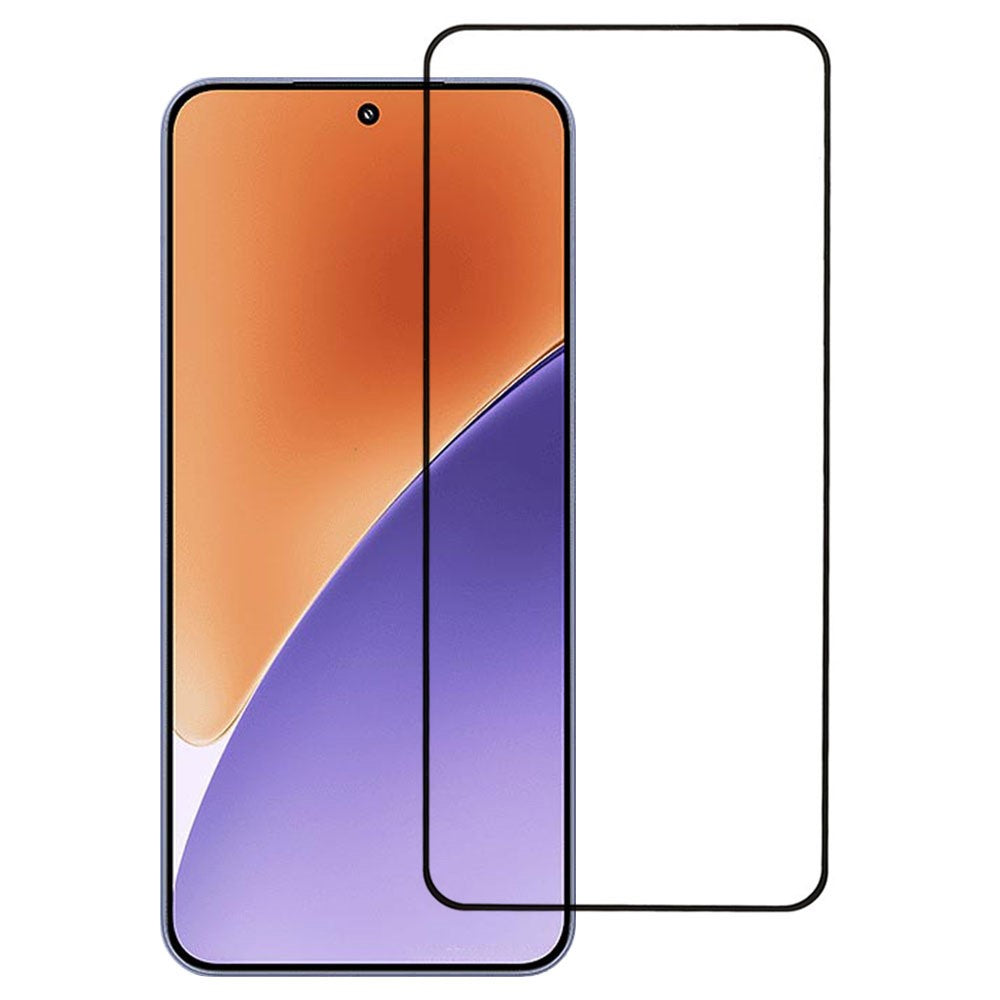 For Xiaomi 15 Screen Protector Full Glue Silk Printing Tempered Glass Film Support Fingerprint Unlock