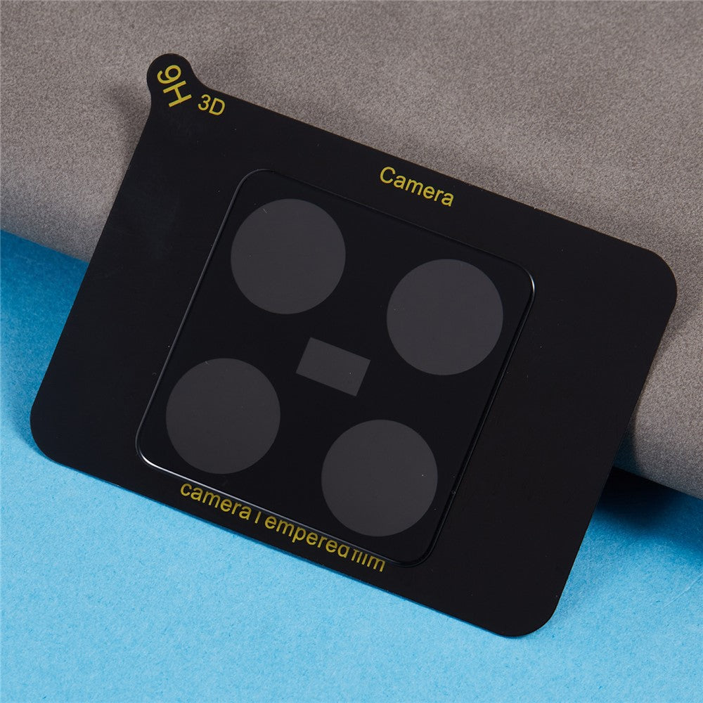 For Xiaomi 15 Pro Tempered Glass Lens Protector Black Silk Printing Camera Lens Film