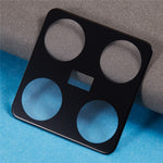 For Xiaomi 15 Pro Tempered Glass Lens Protector Black Silk Printing Camera Lens Film