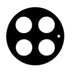 Til OnePlus 13 Hærdet glas linsebeskytter sort silketryk kameralinsefilm