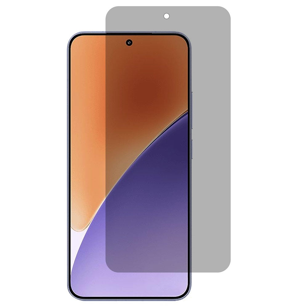 Xiaomi 15 Anti-Spy Härdat Glas Skärmskydd Heltäckande Reptålig Film