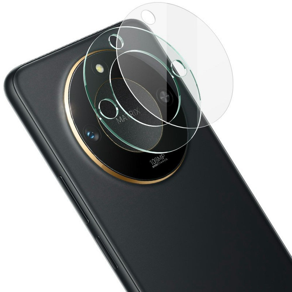 IMAK For Honor X60 5G Tempered Glass Camera Lens Protector + Acrylic Lens Cap