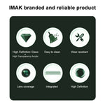 IMAK For Honor X60 5G Tempered Glass Camera Lens Protector + Acrylic Lens Cap