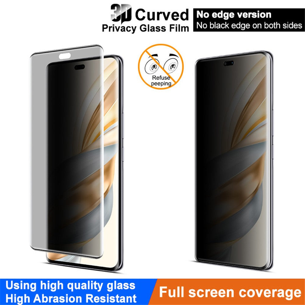 IMAK Anti-Spy Screen Protector For Honor Magic7 Lite 5G / X9c 5G / X60 Pro 5G Tempered Glass Film (No Edge Version)