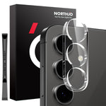 NORTHJO For Samsung Galaxy S25+ Camera Lens Protector Tempered Glass HD Clear 3D Full Coverage