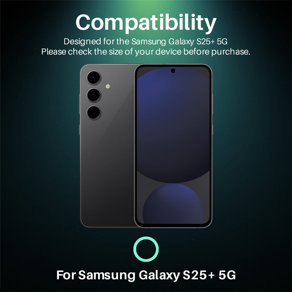 NORTHJO For Samsung Galaxy S25+ Camera Lens Protector Tempered Glass HD Clear 3D Full Coverage