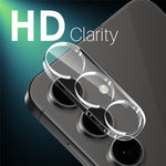 NORTHJO For Samsung Galaxy S25+ Camera Lens Protector Tempered Glass HD Clear 3D Full Coverage