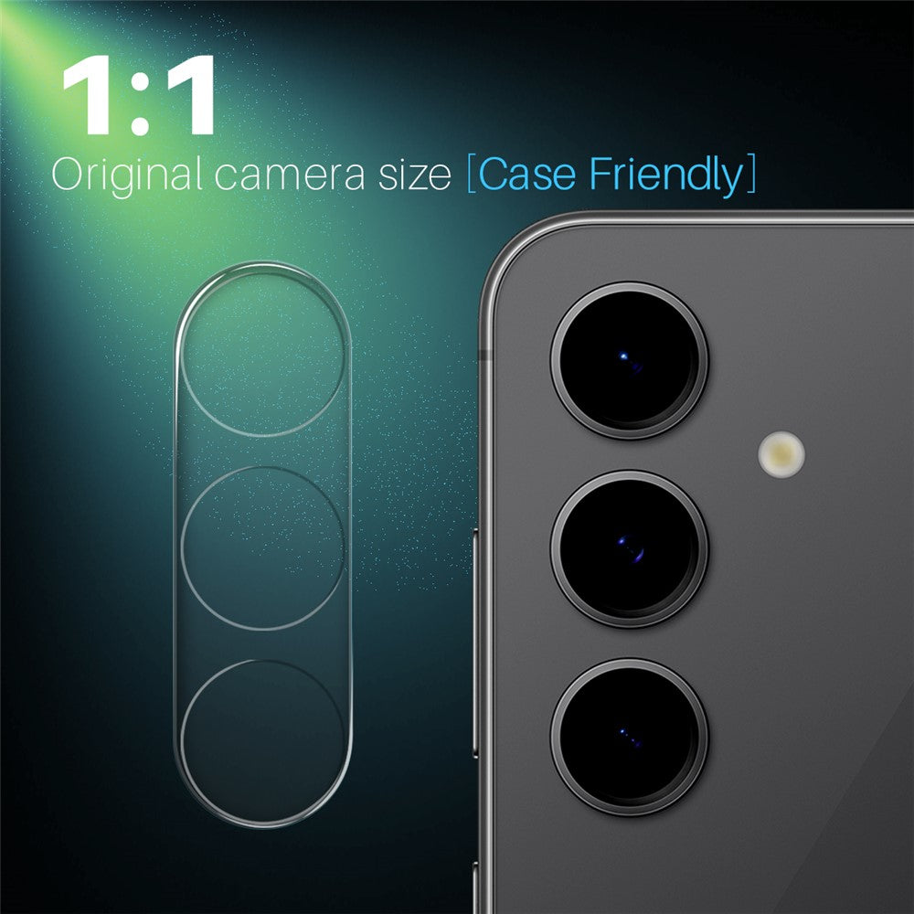NORTHJO For Samsung Galaxy S25+ Camera Lens Protector Tempered Glass HD Clear 3D Full Coverage