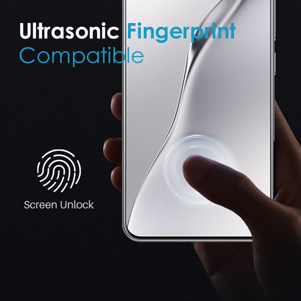 NORTHJO A+ For Xiaomi 15 Pro Screen Protector Support Fingerprint Unlock Tempered Glass 3D Curved Film