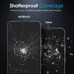 NORTHJO A+ For Xiaomi 15 Pro Screen Protector Support Fingerprint Unlock Tempered Glass 3D Curved Film