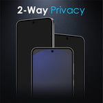 NORTHJO A++ For Samsung Galaxy S24 FE Privacy Screen Protector Silk Printing Full Glue Anti-Spy Tempered Glass Film