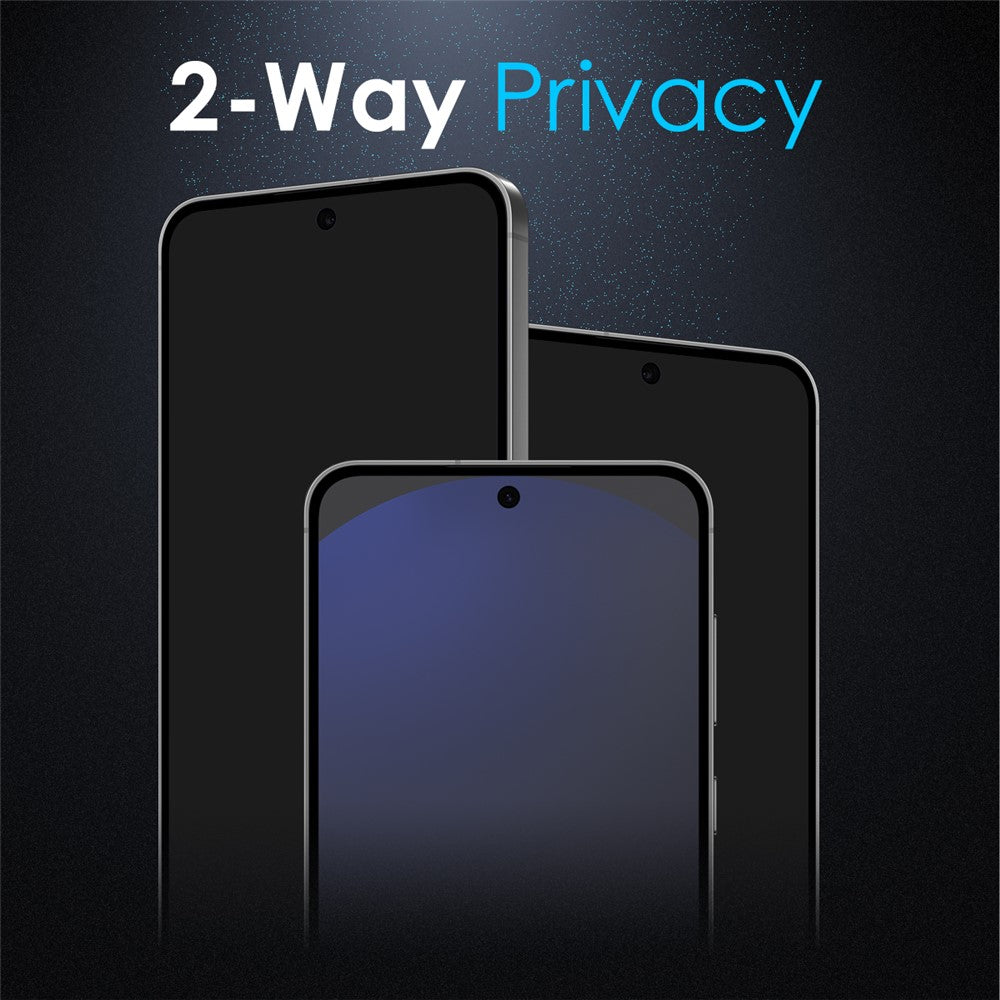 NORTHJO A++ For Samsung Galaxy S24 FE Privacy Screen Protector Silk Printing Full Glue Anti-Spy Tempered Glass Film