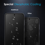 NORTHJO A++ For Samsung Galaxy S24 FE Privacy Screen Protector Silk Printing Full Glue Anti-Spy Tempered Glass Film